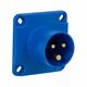Stecher monofazic F-ELEKTRO, IP44, incastrat, 2P+E, 16A, F7.0088