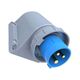 Stecher monofazic F-ELEKTRO, IP67, aplicat, 2P+E, 16A, F7.0091