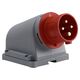 Stecher trifazic F-ELEKTRO, IP44, aplicat, 3P+E, 16A, F7.0097