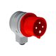 Stecher trifazic F-ELEKTRO, 90 grade, IP44, mobil, 3P+N+E, 16A, F7.0104