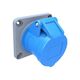 Priza monofazica F-ELEKTRO, IP44, incastrat, 2P+E, 16A, F7.0109