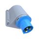 Stecher monofazic F-ELEKTRO, IP44, aplicat, 2P+E, 32A, F7.0112