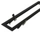Rama pentru corp de iluminat LED 36W, negru, montaj incastrat, 1230x107mm, liniar, Lumen, 21-12011