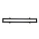 Rama pentru corp de iluminat LED 18W, negru, montaj incastrat, 630x75mm, SLIM, Lumen, 21-6001