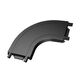 Element de conectare pentru sina, cot curba 90 grade, aplicat, negru, MINI, Lumen