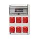 Tablou organizare santier trifazic, 16 module, IP44, 415VAC, /32A, F-ELEKTRO, 75100.283