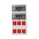 Tablou organizare santier trifazic, 32 module, IP44, 415VAC, , F-ELEKTRO, 76100.122
