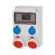Tablou organizare santier trifazic/monofazic, 9 module, IP65, 230/415VAC, 16A/32A, F-ELEKTRO, F3.0312