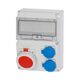 Tablou organizare santier trifazic/monofazic, 10 module, IP65, 230/415VAC, 16A/32A, F-ELEKTRO, F3.0322