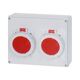 Tablou organizare santier trifazic, IP65, 415VAC, /32A, F-ELEKTRO, F3.0332