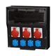Tablou organizare santier trifazic/monofazic, 18 module, IP44, 230/415VAC, 16A/32A, F-ELEKTRO, F3.0352