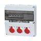 Tablou organizare santier trifazic, 17 module, IP44, 415VAC, 16A/32A, F-ELEKTRO, F3.0496
