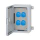 Tablou organizare santier monofazic, IP65, 230VAC, 16A, F-ELEKTRO, F3.0529