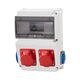 Tablou organizare santier trifazic/monofazic, 10 module, IP44, 230/415VAC, 16A/32A, F-ELEKTRO, F3.0857