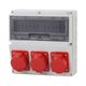 Tablou organizare santier trifazic, 14 module, IP44, 415VAC, 16A/32A, F-ELEKTRO, F3.1017