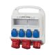 Tablou organizare santier trifazic/monofazic, 11 module, IP44, 230/415VAC, 16A/32A, F-ELEKTRO, F3.1063