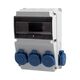 Tablou organizare santier monofazic, 10 module, IP65, 230VAC, 16A, F-ELEKTRO, F3.1794