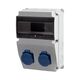 Tablou organizare santier monofazic, 10 module, IP65, 230VAC, 16A, F-ELEKTRO, F3.1798
