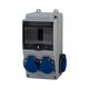 Tablou organizare santier monofazic, 5 module, IP44, 230VAC, 16A, F-ELEKTRO, F3.1860
