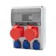 Tablou organizare santier trifazic/monofazic, 11 module, IP44, 230/415VAC, 16A/32A, F-ELEKTRO, F3.2621