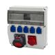 Tablou organizare santier trifazic/monofazic, 15 module, IP44, 230/415VAC, 16A/63A, F-ELEKTRO, F3.2881