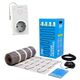 Kit covor incalzire in pardoseala 1.0m² - 160W/m² ZUBR + termostat digital cu senzor pentru panouri infrarosu si convectoare racire / ventilatie terneo srz red