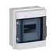 Tablou electric ABS, 6 module, usa transparenta, aplicat, iEK, IP55