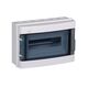 Tablou electric ABS, 12 module, usa transparenta, aplicat, iEK, IP55