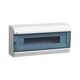 Tablou electric ABS, 18 module, usa transparenta, aplicat, iEK, IP41