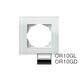 Rama decorativa aparataj unitar TEM, orizontala, 1 post, negru, Logiq Prime, OR10GD