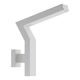 Aplica iluminat exterior parcuri, modern, LED, 4000K, 0.4ml, alb, cu 1 brat, 1X8.5W, IP65, Elew, Elmarco