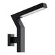 Aplica iluminat exterior parcuri, modern, LED, 4000K, 0.4ml, negru, cu 1 brat, 1X8.5W, IP65, Elew, Elmarco