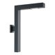 Aplica iluminat exterior parcuri, modern, LED, 4000K, 0.9ml, grafit, cu 1 brat, 1X24W, IP65, Way, Elmarco