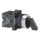 Selector cu maneta lunga cu retinere, 1ND+1NI, negru, 0-1, Schneider, XA2EJ25