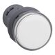 Lampa de semnalizare Schneider, LED, alb, 12VAC/DC, D22, XA2EVJ1LC