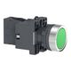 Buton comanda Schneider, cu revenire si LED, 1ND, verde, XA2EW33B1