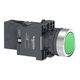 Buton comanda Schneider, cu revenire si LED, 1ND, verde, XA2EW33M1