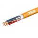 Cablu incendiu TED, 4 fire, 2x2x0.8mm cupru, PVC ignifug, tambur 500ml, 75Ohm/km, A0115395