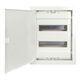 Tablou electric metalic, incastrat rigips, 24 module, 2x12, cu usa mata, Schrack, IP20