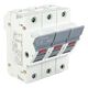 Separator tip sertar Tracon cu LED, 3P, 50A, 14x51mm, 230/415VAC, CFBL3P50
