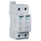 Descarcator la supratensiune Hager, TN-S+TT, contact semnalizare, 2P, tip C, 275VAC, SPB215