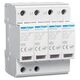 Descarcator la supratensiune Hager, TN-S+TT, 4P, tip C, 275VAC, SPB415D