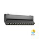 Corp de iluminat LED pe sina, pentru sina magnetica, liniar, reglabil, negru, 12W, CCT, Braytron, BD60-23281