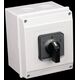 Comutator cu came in cutie Tracon, in trepte, 60 grade, 4P, 20A, 1-0-2, IP65, TKV-206/4T65