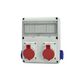 Tablou organizare santier monofazic, IP66, 230/415VAC, 16A, Scame, 633.RO0008