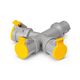 Priza combinat monofazica/monofazica Scame, IP44, mobila, 2P+E, 16A, 600.3005-479