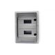 Dulap electric PVC, cu plastroane, usa transparenta, 250x350x150mm, F-ELEKTRO, IP65