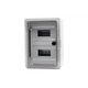 Dulap electric PVC, cu plastroane, usa transparenta, 300x400x170mm, F-ELEKTRO, IP65