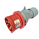 Stecher trifazic Tracon, IP44, mobila, 3P+N+E, 32A, TICS-025H