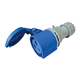 Priza monofazica Tracon, IP44, mobila, 2P+E, 32A, TICS-223H